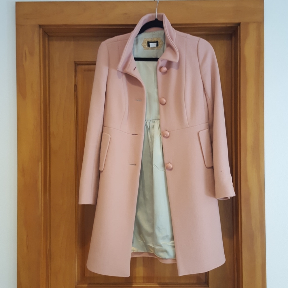 J. Crew Blush Pink Coat